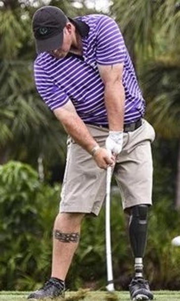 Chad Pfeifer, military veteran amputee, inspires in pro golf debut